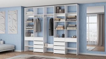 Широкий Стеллаж для одежды Мирта 71 BMS