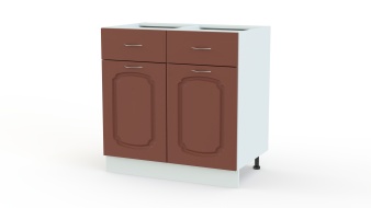 Эмилия шкаф напольный с ящиками BMS