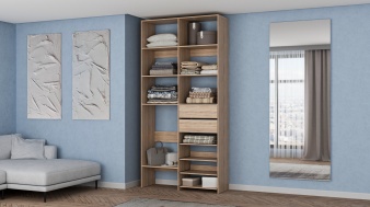 Современный Стеллаж для одежды Мирта 86 BMS