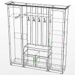 Схема сборки Прихожая Алиса 33 BMS