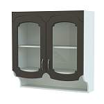 Эмилия шкаф-витрина фигурный с полками BMS - Фото 4