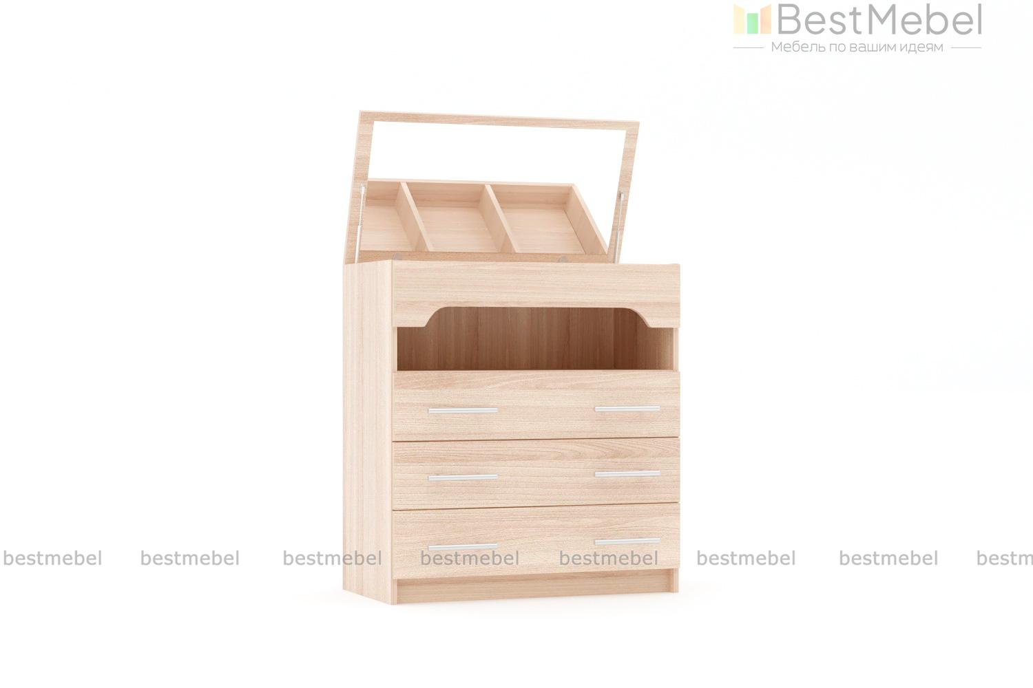 Комод с зеркалом НМ 013.71-02 Браво BMS - Фото