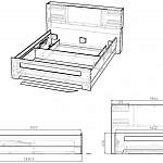 Схема сборки Кровать Пресли BMS