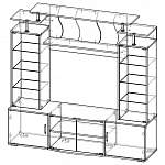 Схема сборки ТВ-Тумба Виста-18 BMS