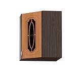 Шкаф верхний угловой остекленный Настя BMS - Фото 10