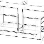 Схема сборки Журнальный столик Skyline BMS
