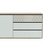 Комод с дверкой и тремя ящиками Мальта BMS - Фото 2