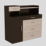 Комод Лидер 41 с надставкой BMS - Фото 3