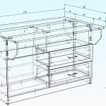 Схема сборки Кухонный стол Турин 2 BMS