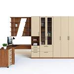 Шкаф с угловым столом Школьник BMS - Фото 8