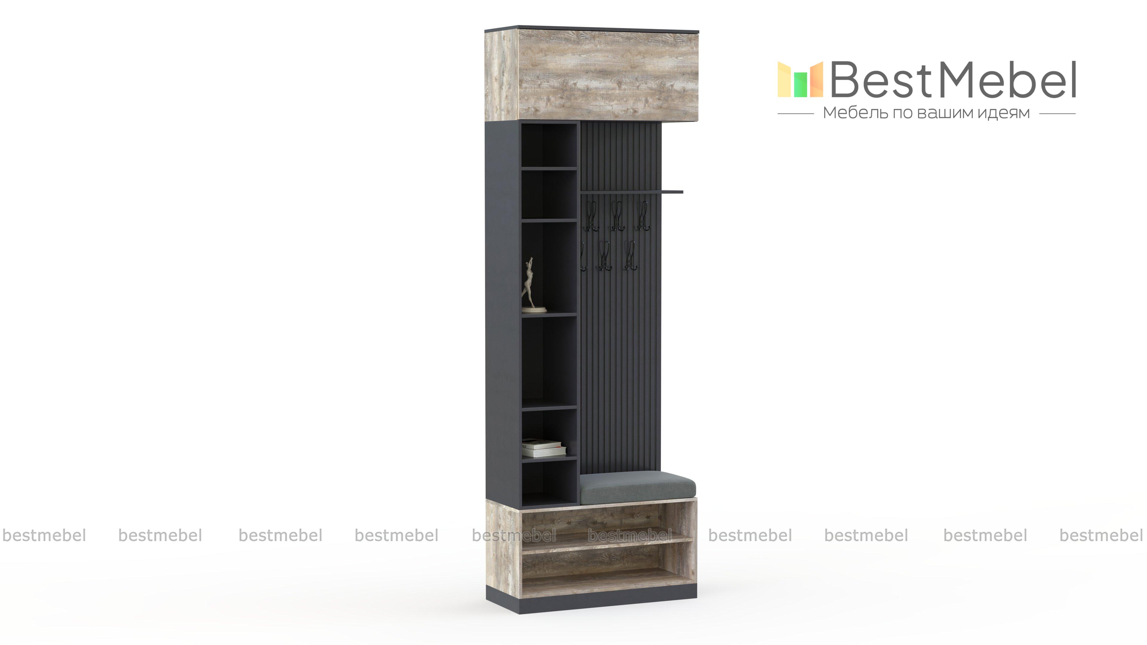 Прихожая Лувр 12 BMS - Фото