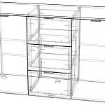 Схема сборки Комод Люкс Глянец 15 BMS