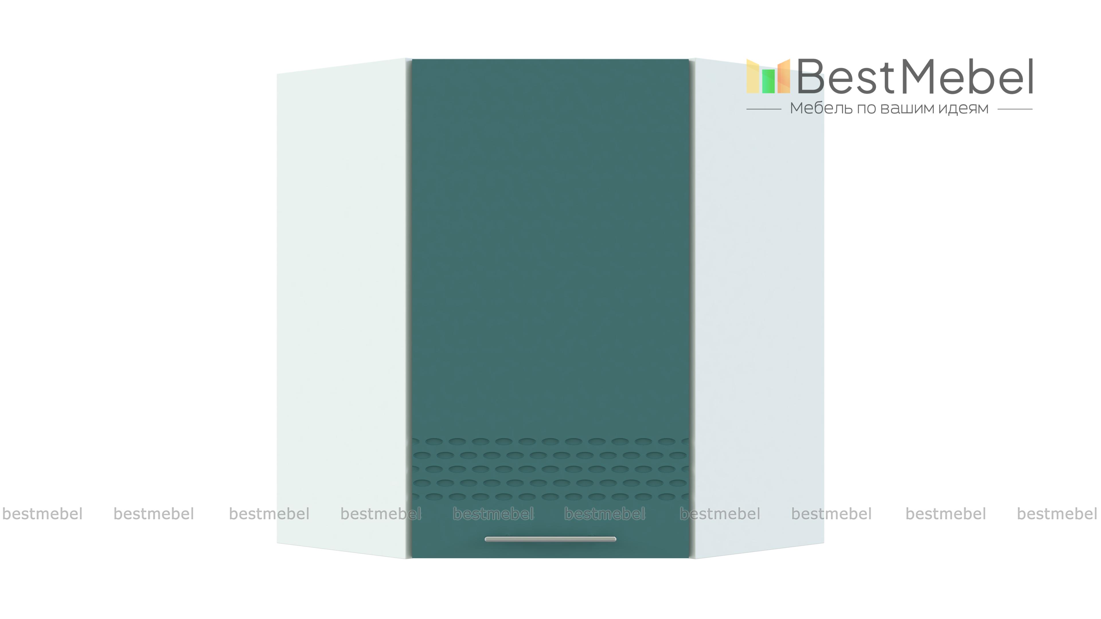 Шкаф верхний угловой 550 Капля BMS - Фото