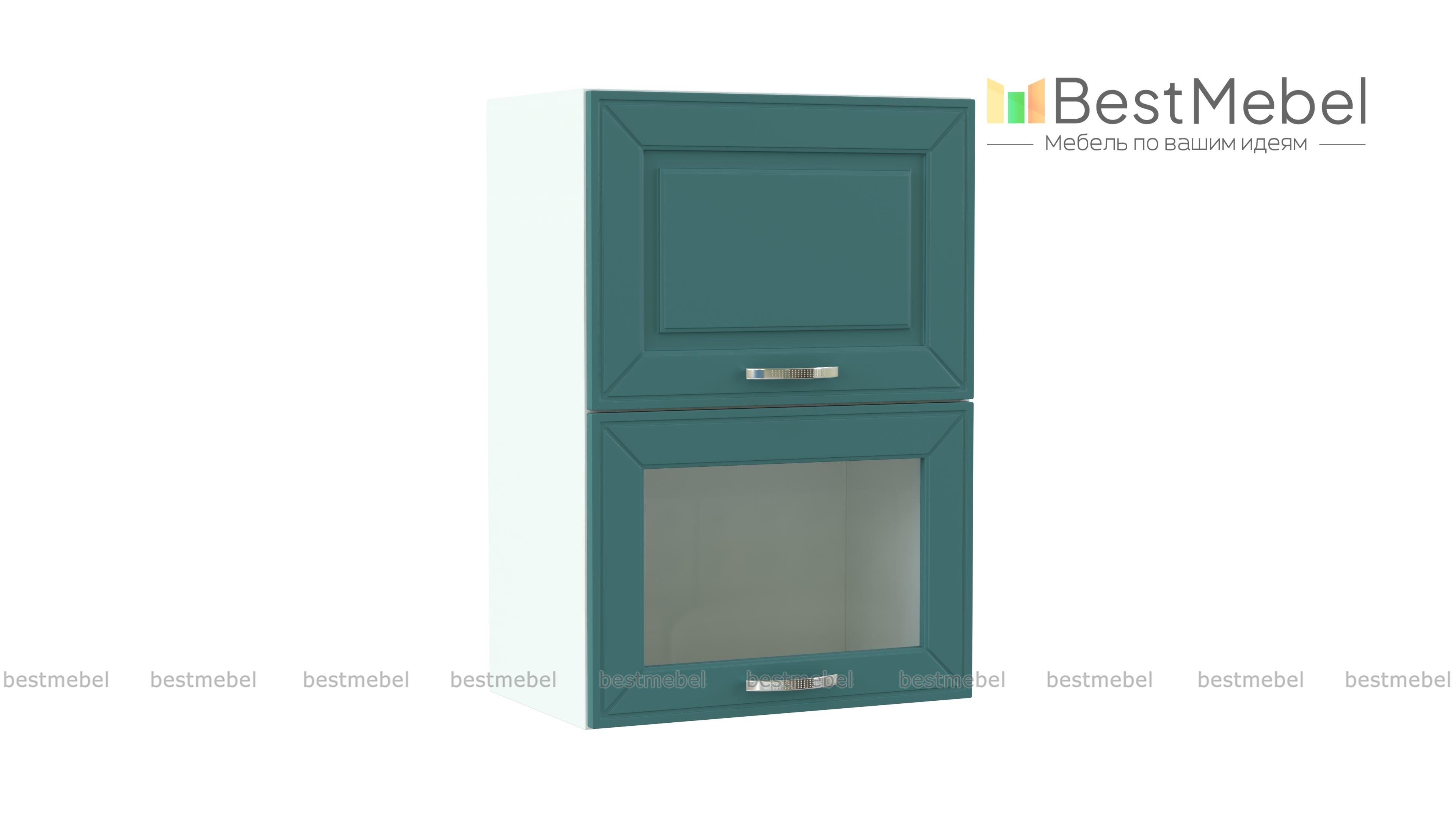 Шкаф-витрина Маргарита 1СТ 1ГЛ BMS - Фото