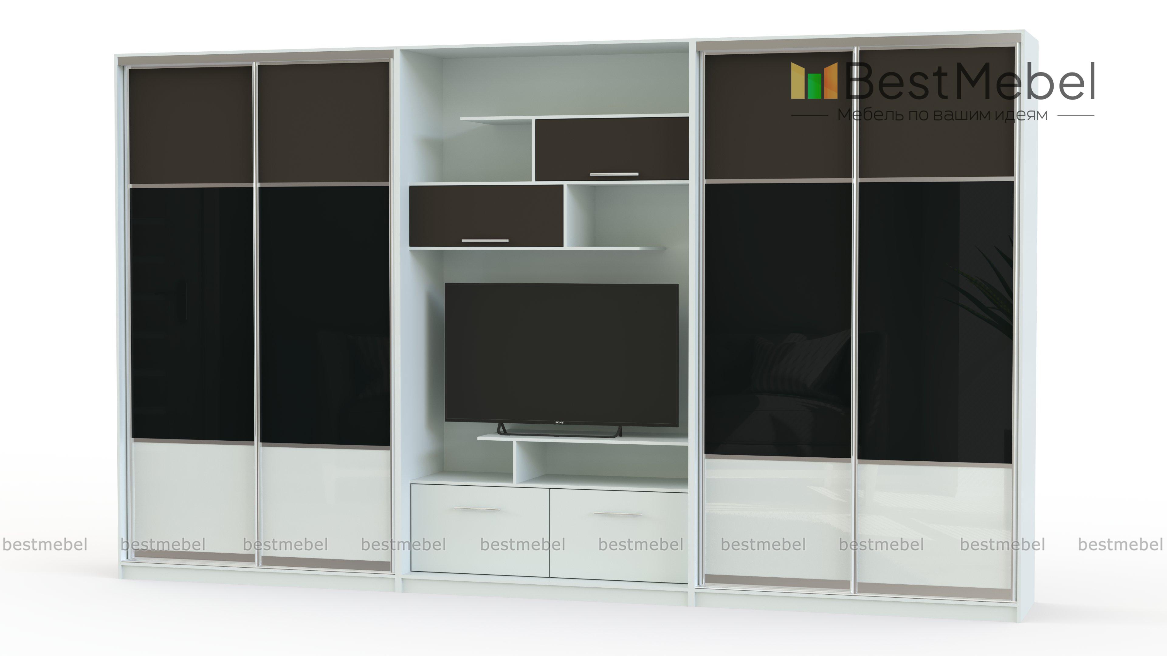 Двойной шкаф-купе Женева 22 BMS - Фото