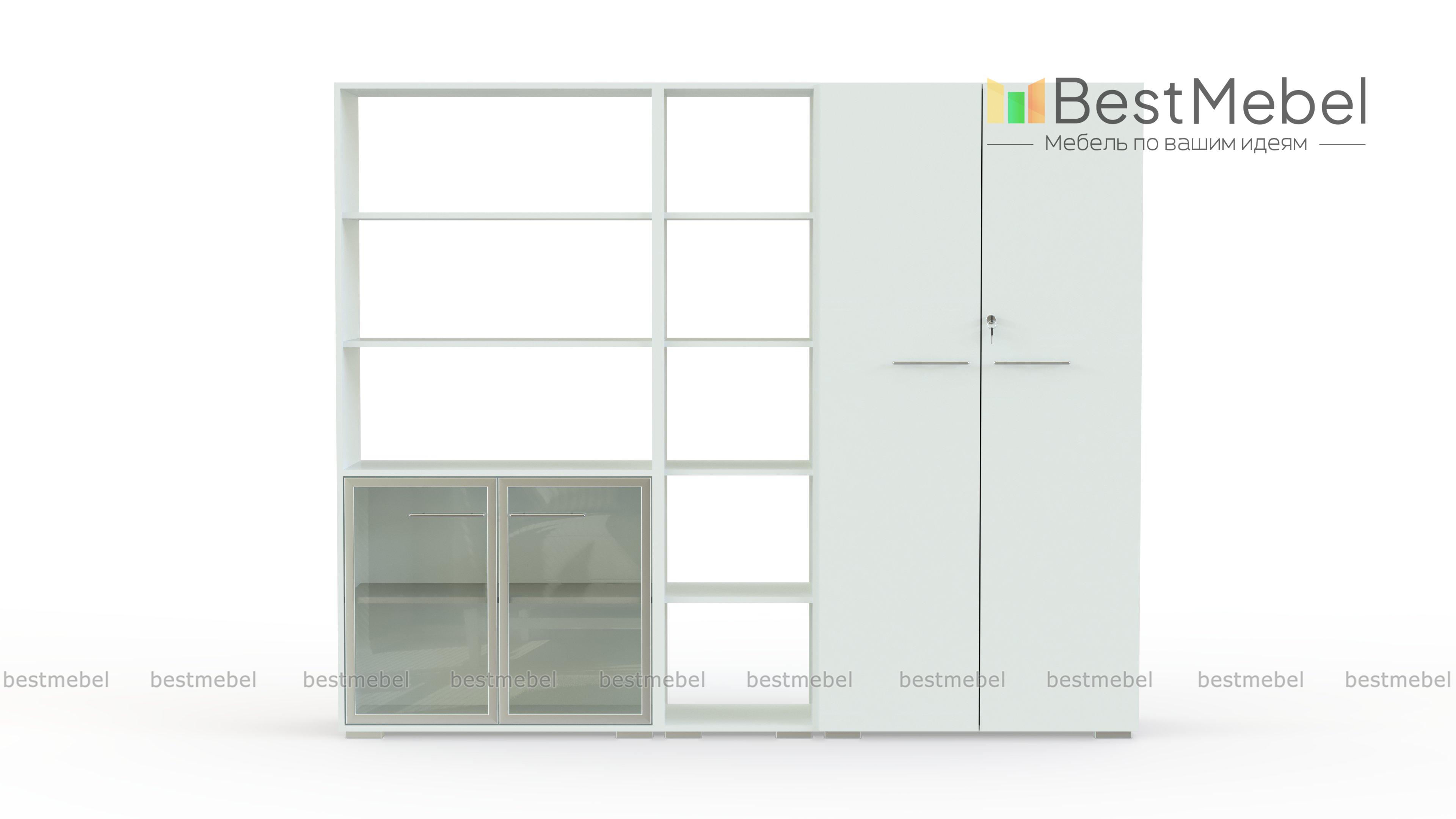 Шкаф средний комбинированный 3 BMS - Фото