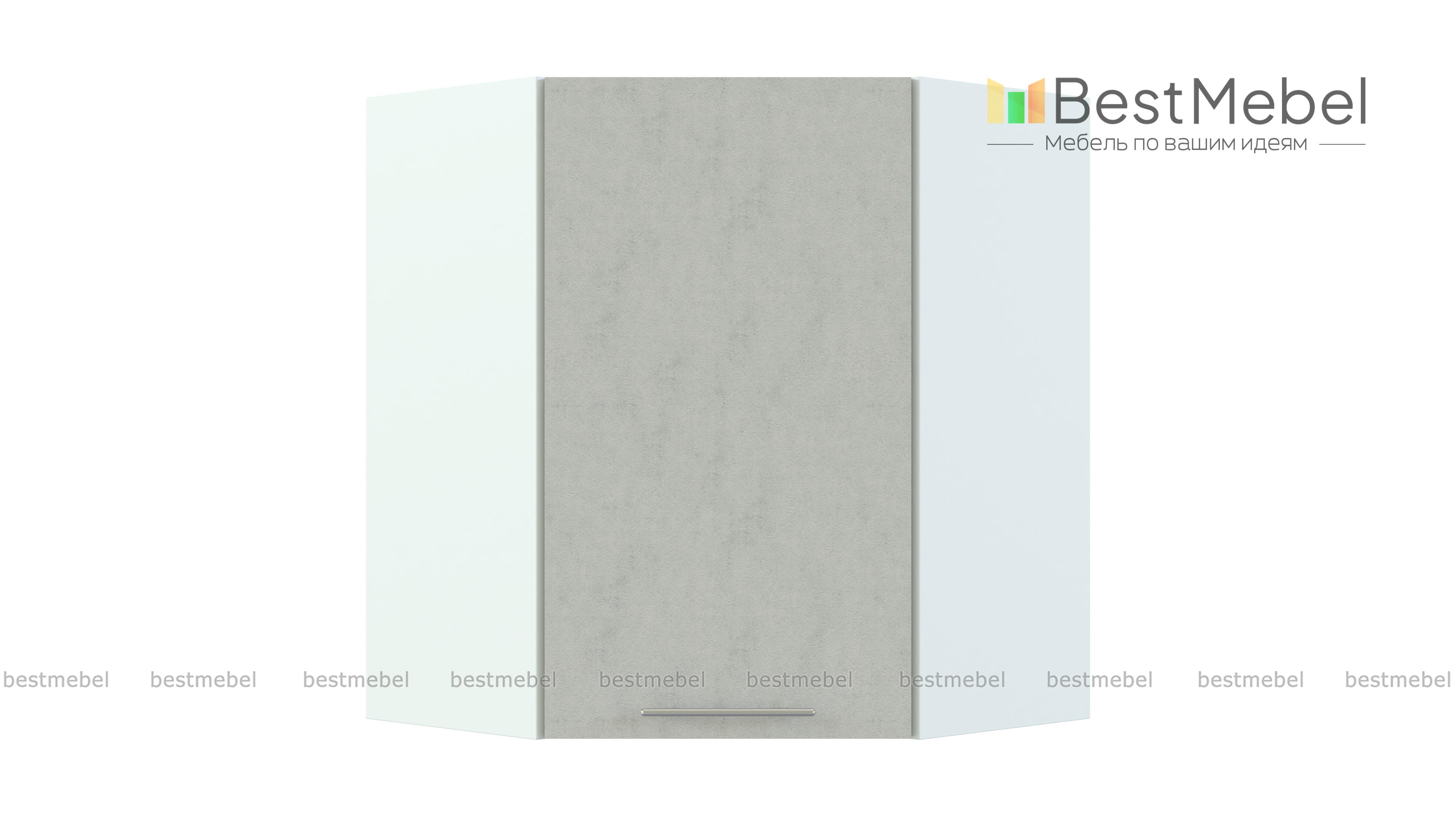 Шкаф верхний угловой Vento 8 BMS - Фото