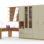 Шкаф с угловым столом Школьник BMS - Фото 1