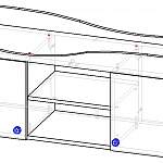 Схема сборки Полка навесная Эльза 2 BMS