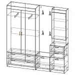 Схема сборки Прихожая Сабрина 03 BMS