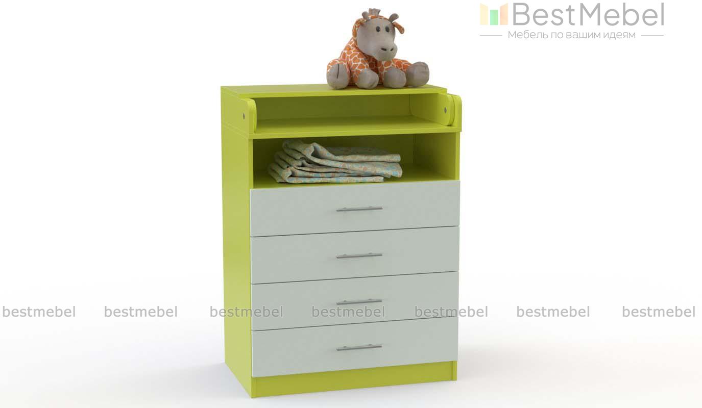 Пеленальный комод Сакура 4 BMS - Фото