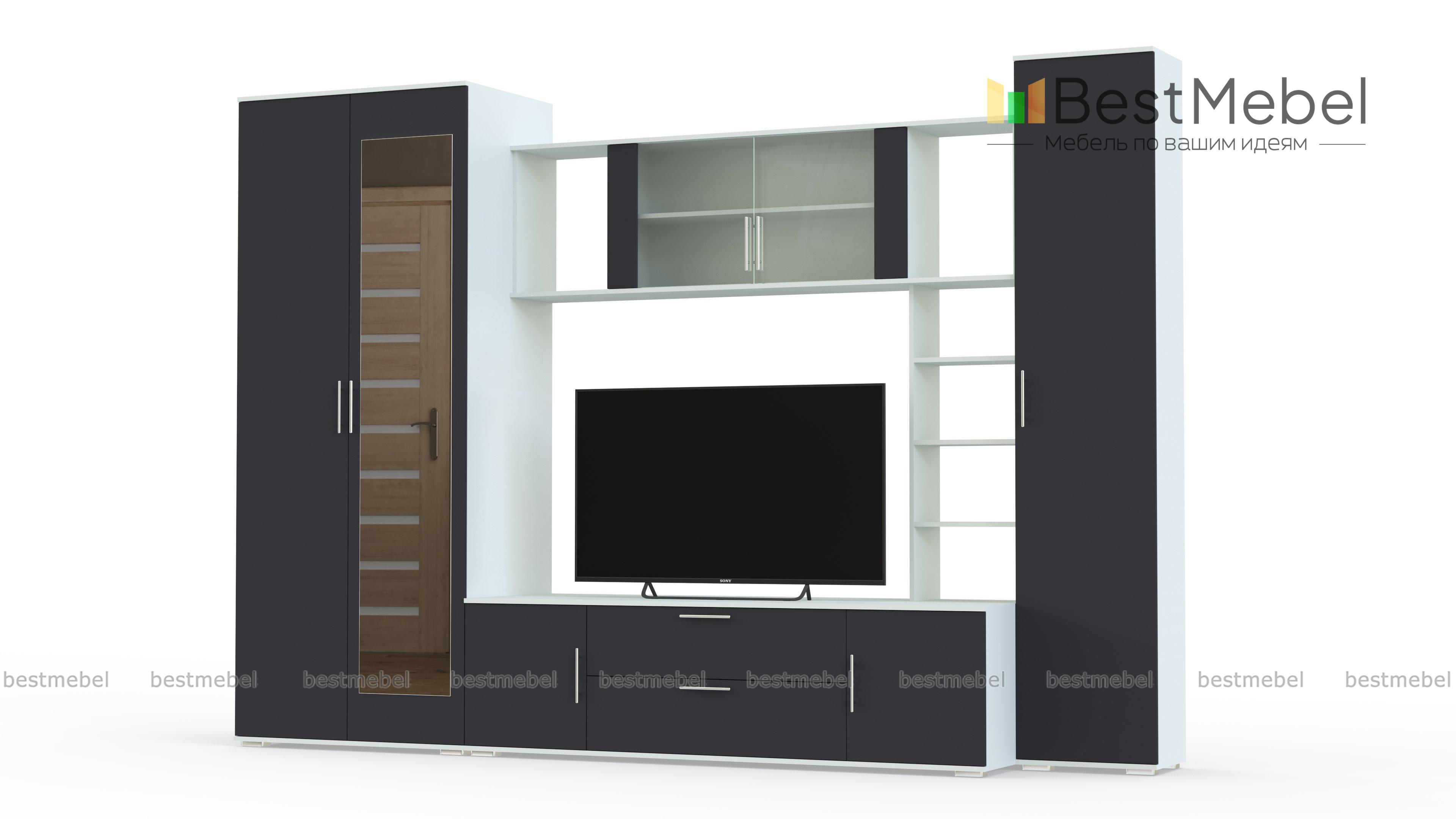 Стенка для гостиной Милан BMS - Фото