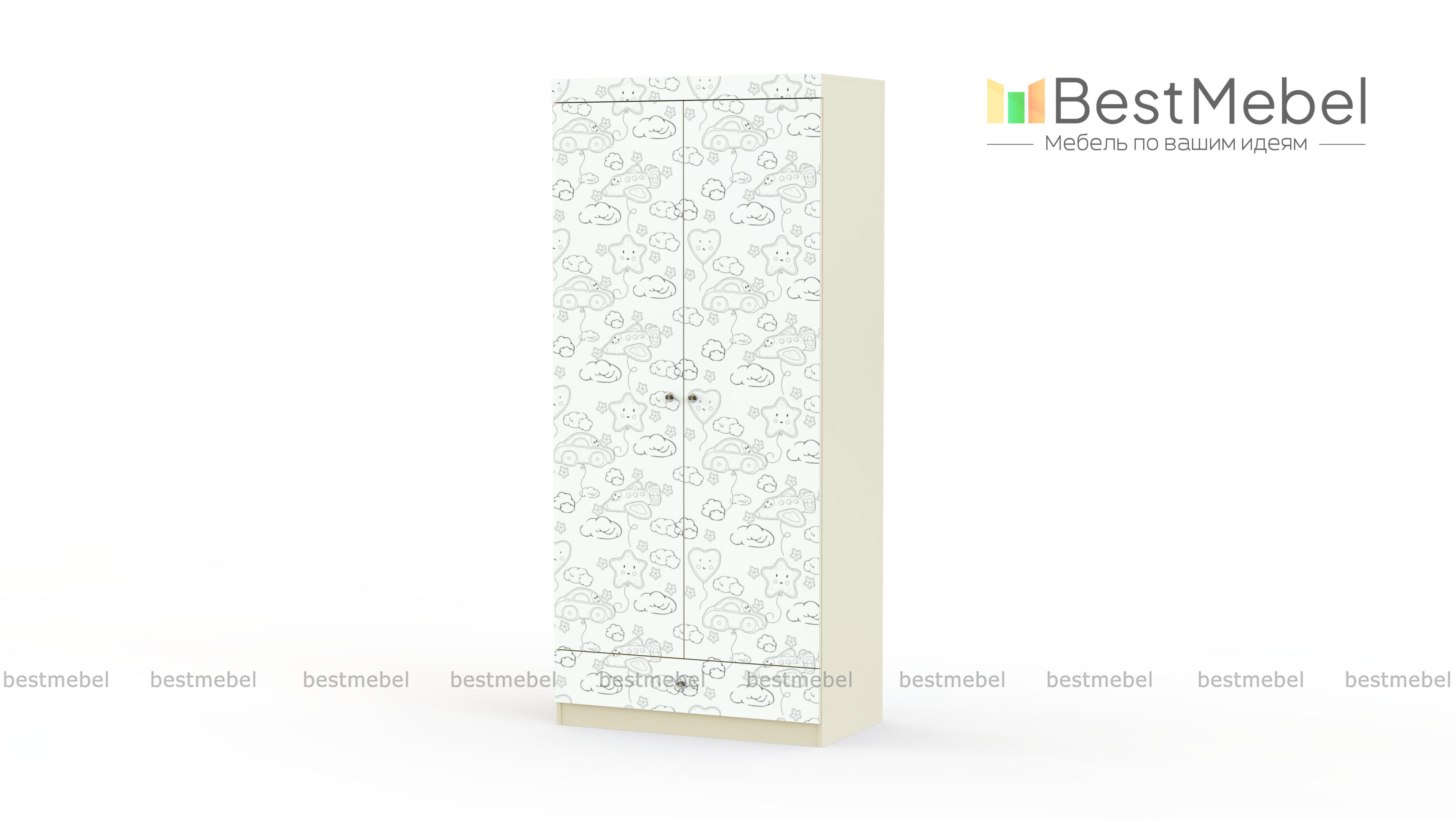 Шкаф 2-х дверный Angel BMS - Фото