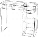 Схема сборки Туалетный столик Мира 4 BMS