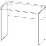 Схема сборки Письменный стол ВСП-2 BMS