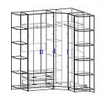 Схема сборки Угловой шкаф Роберта 03 BMS