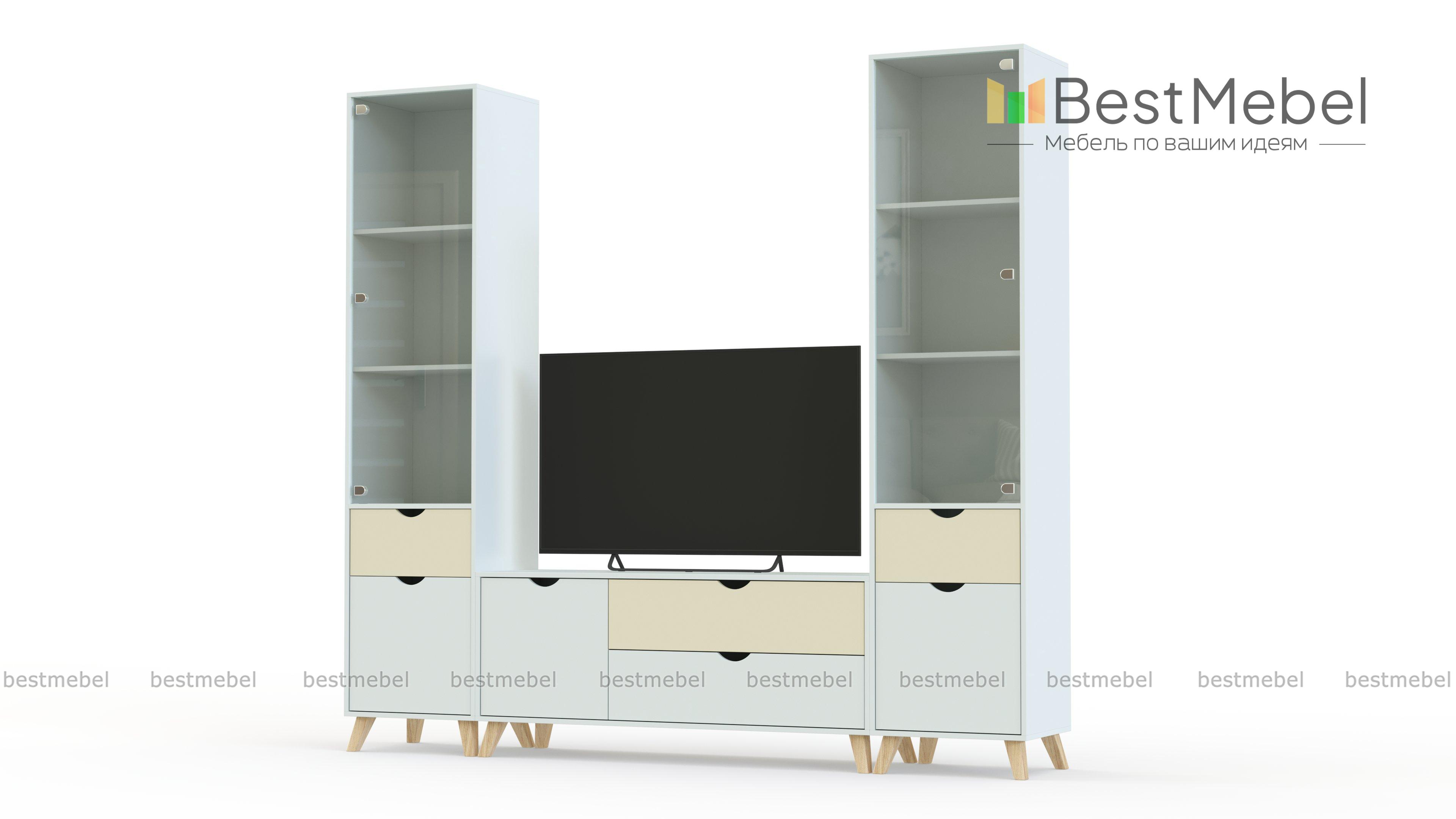 Стенка для гостиной Стокгольм 15 BMS - Фото