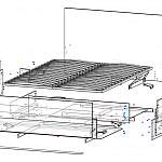 Схема сборки Кровать Модерн 1 BMS