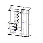 Схема сборки Прихожая Дарина-1 BMS