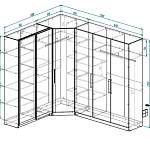 Схема сборки Шкаф-купе Глянец-21 BMS