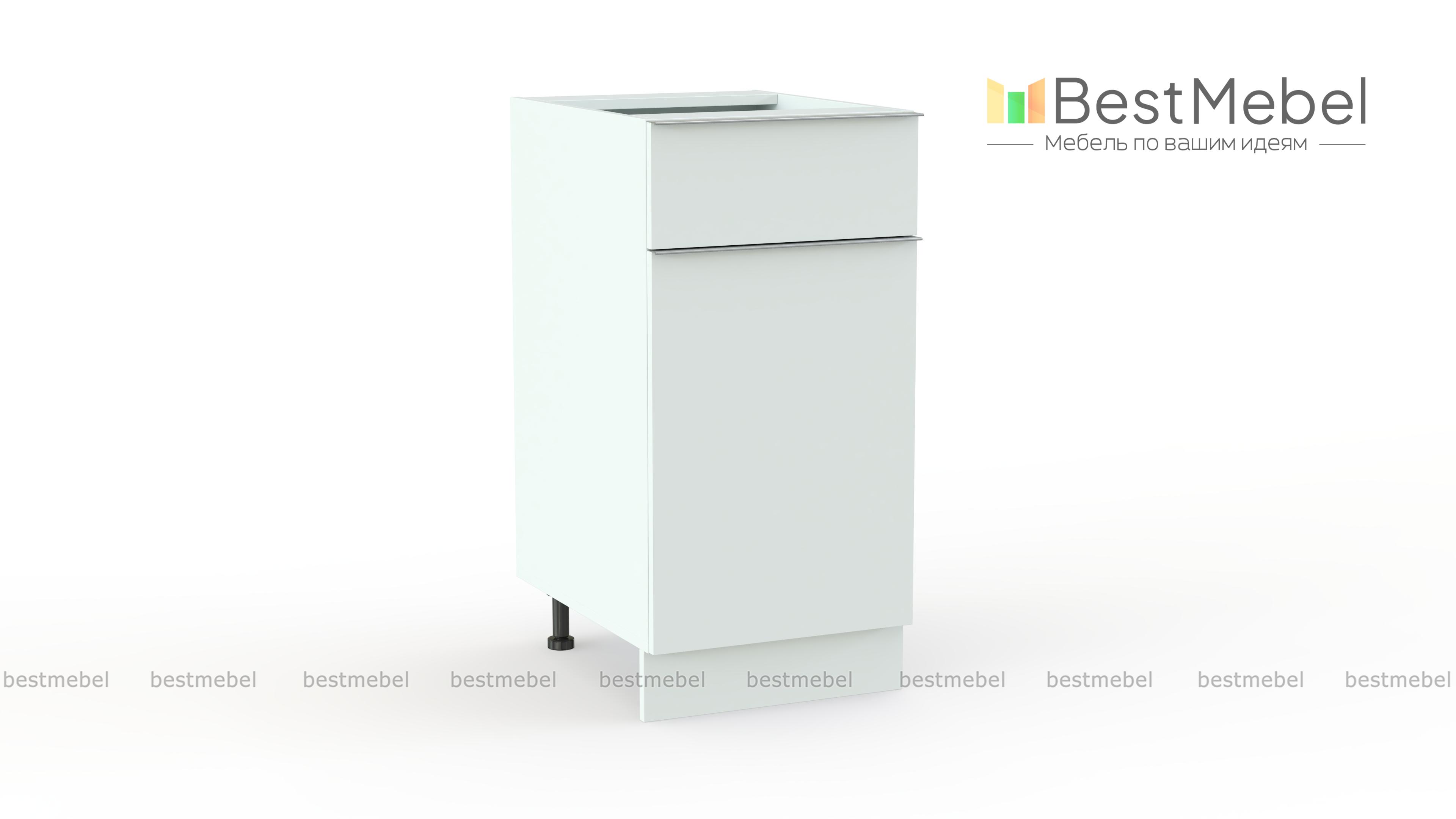 Шкаф нижний с 1-ой дверцей и ящиком Фьюжн BMS - Фото