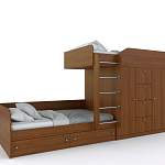 Двухъярусная кровать Алина 4 BMS - Фото 2