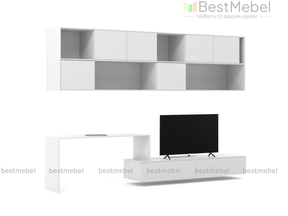 Стенка с рабочим местом Глория BMS - Фото