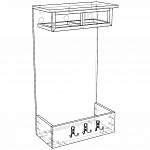 Схема сборки Вешалка Клайд 6 BMS