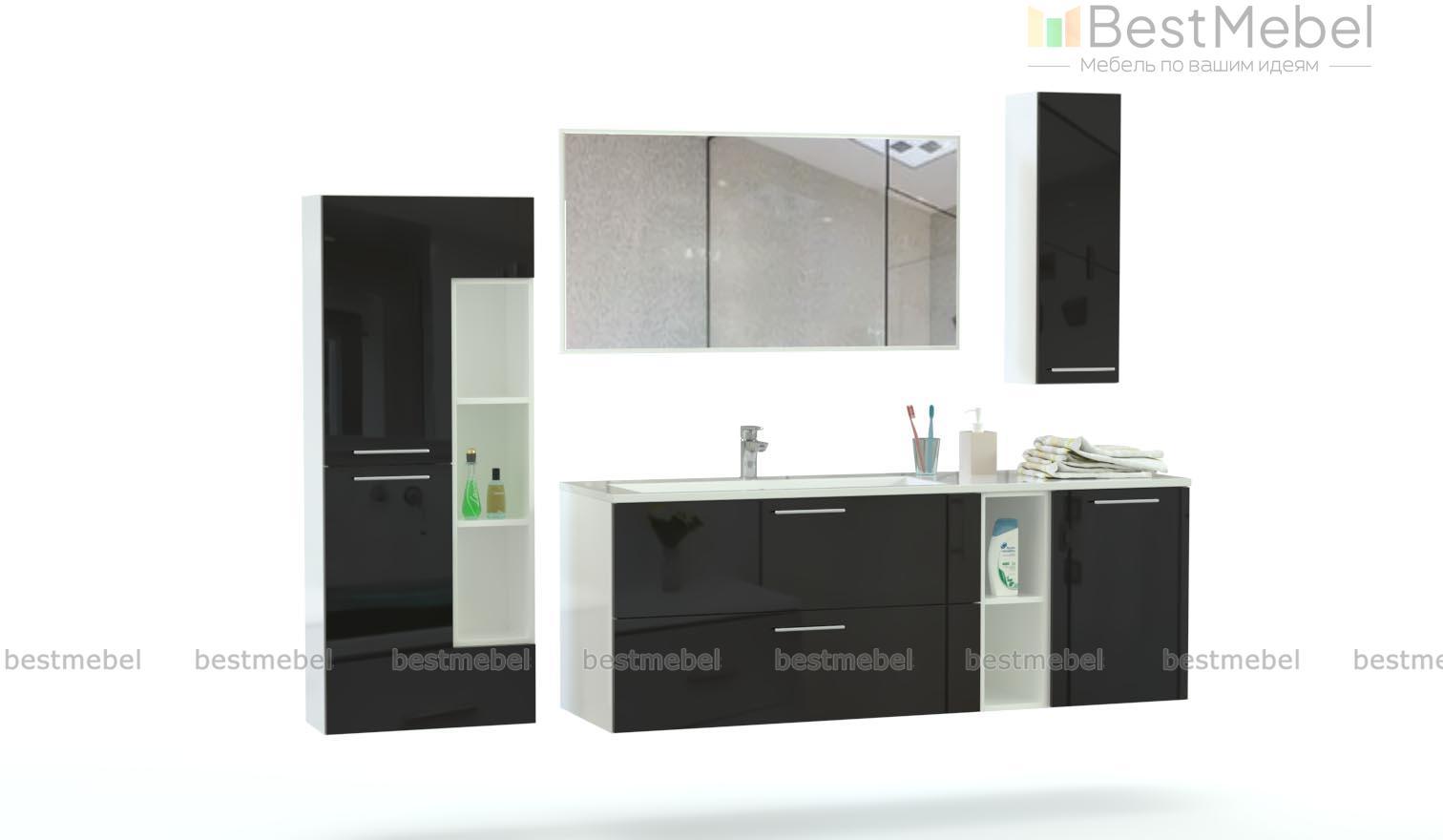 Комплект для ванной комнаты Плайн 1 BMS - Фото