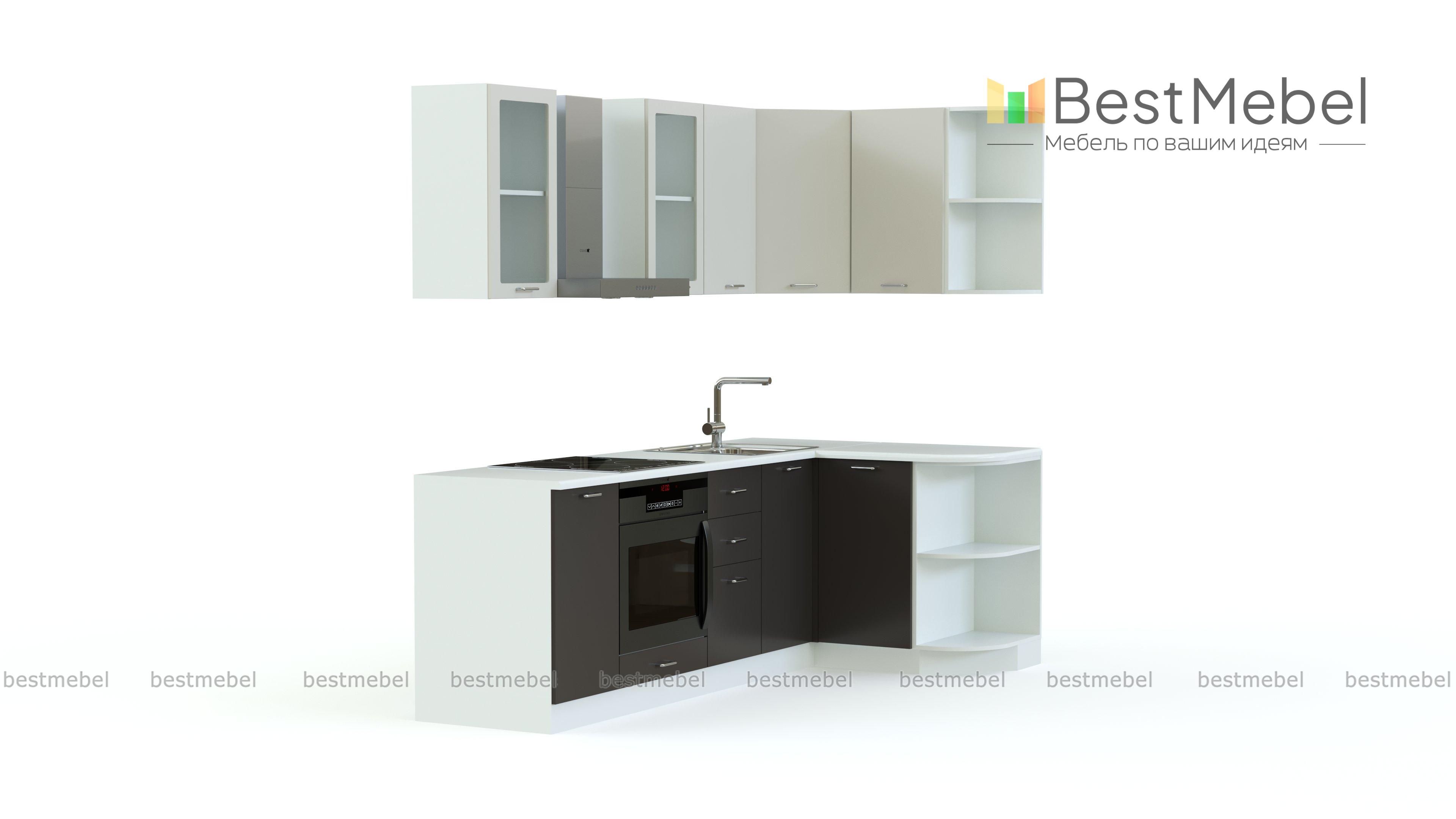 Кухня Арабика угловая 3.9 BMS - Фото