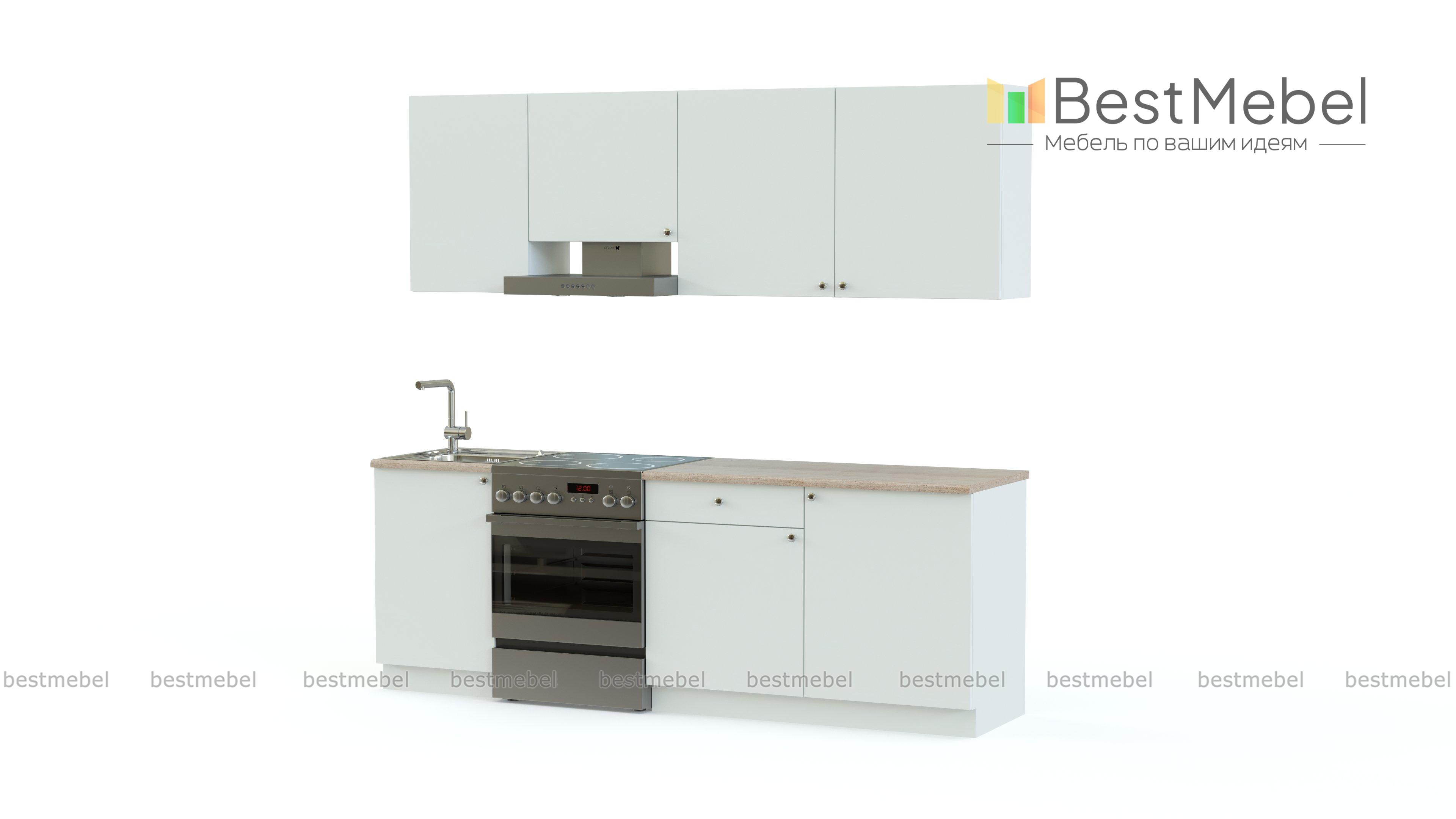 Кухня Вайт 2200 BMS - Фото