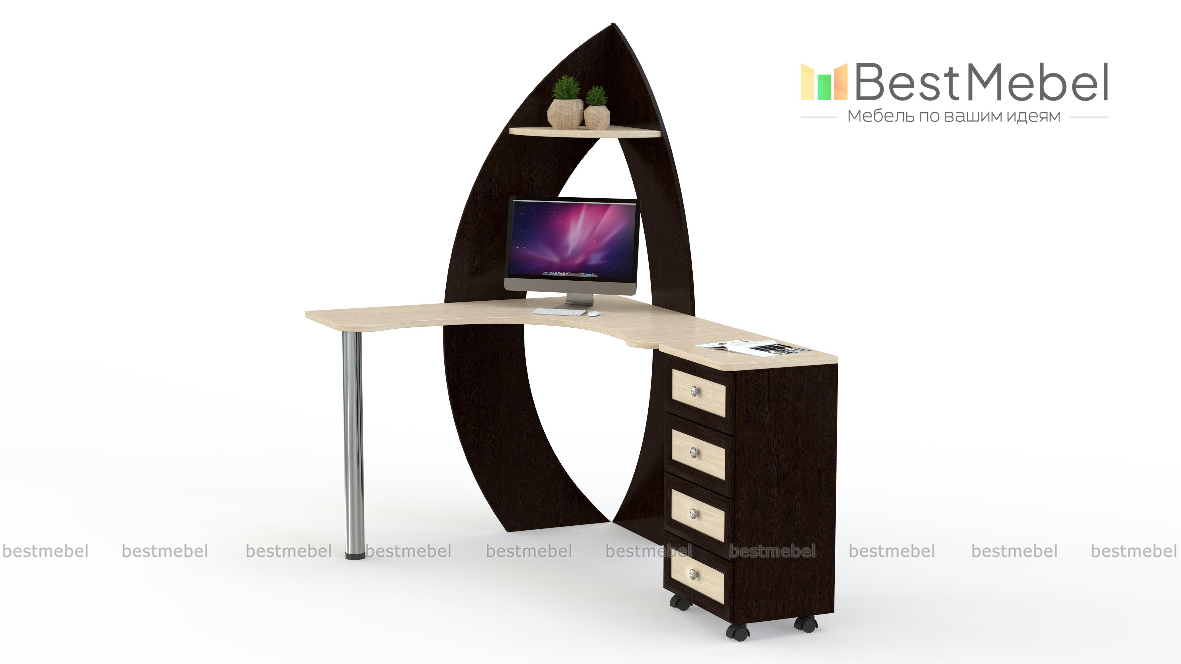 Угловой стол Мадлен №40 BMS - Фото