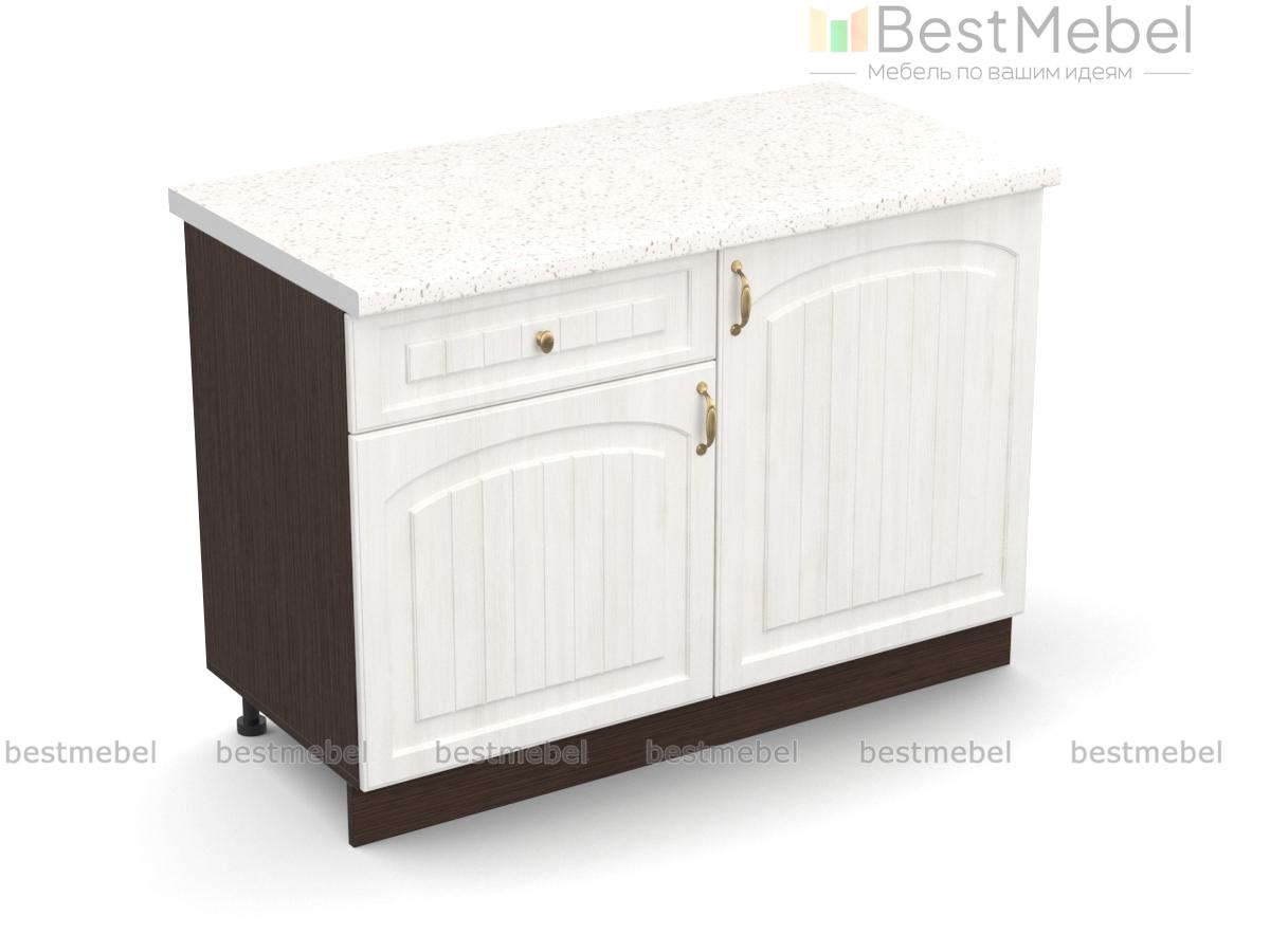 Тумба напольная 1 ящик 2 двери 1200 Верона BMS - Фото