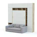 Шкаф-кровать с диваном Тида 06 BMS - Фото 3