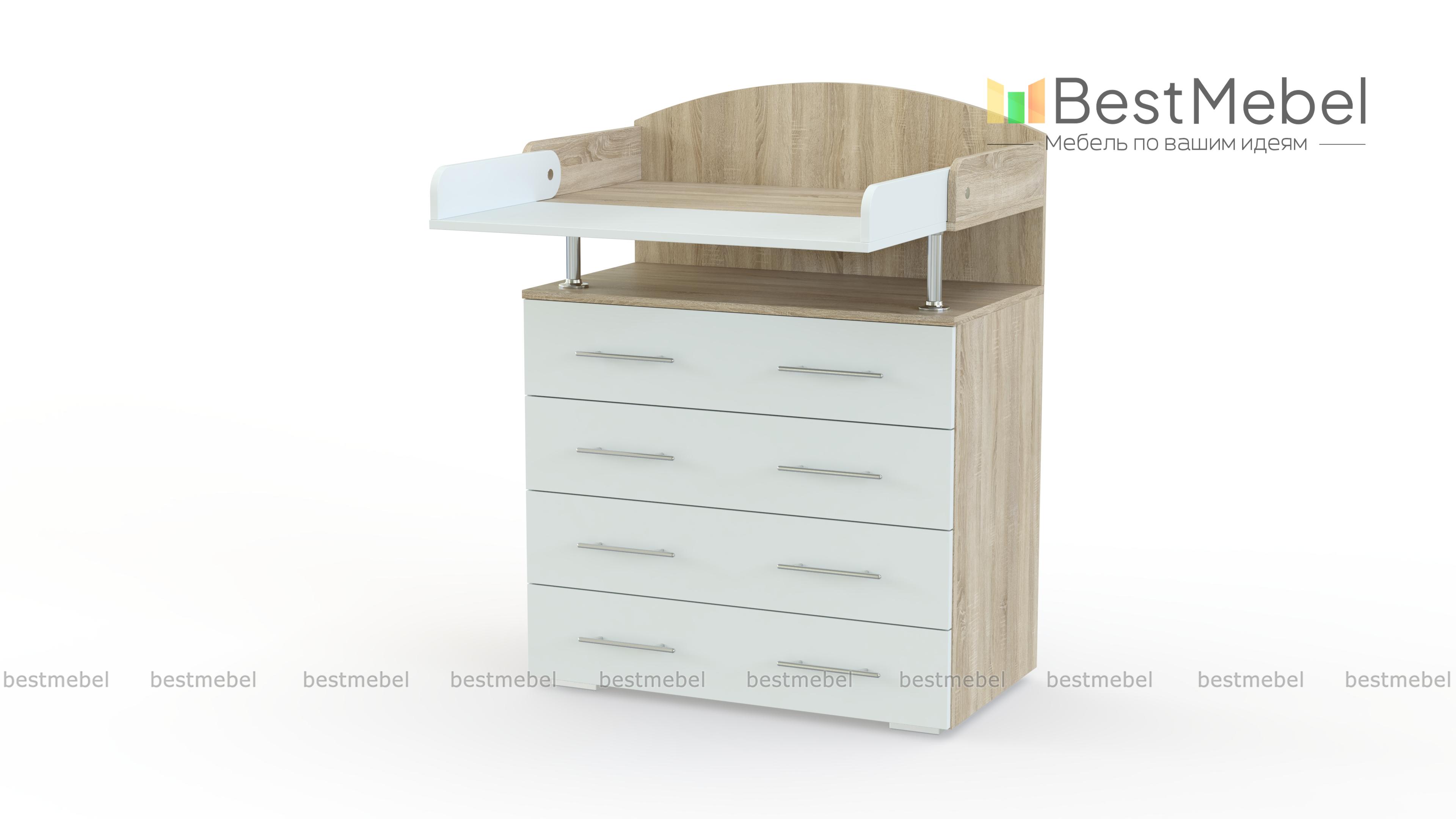 Комод пеленальный Луи Нео 6 BMS - Фото