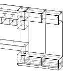 Схема сборки Стенка со столом Мерри 1 BMS