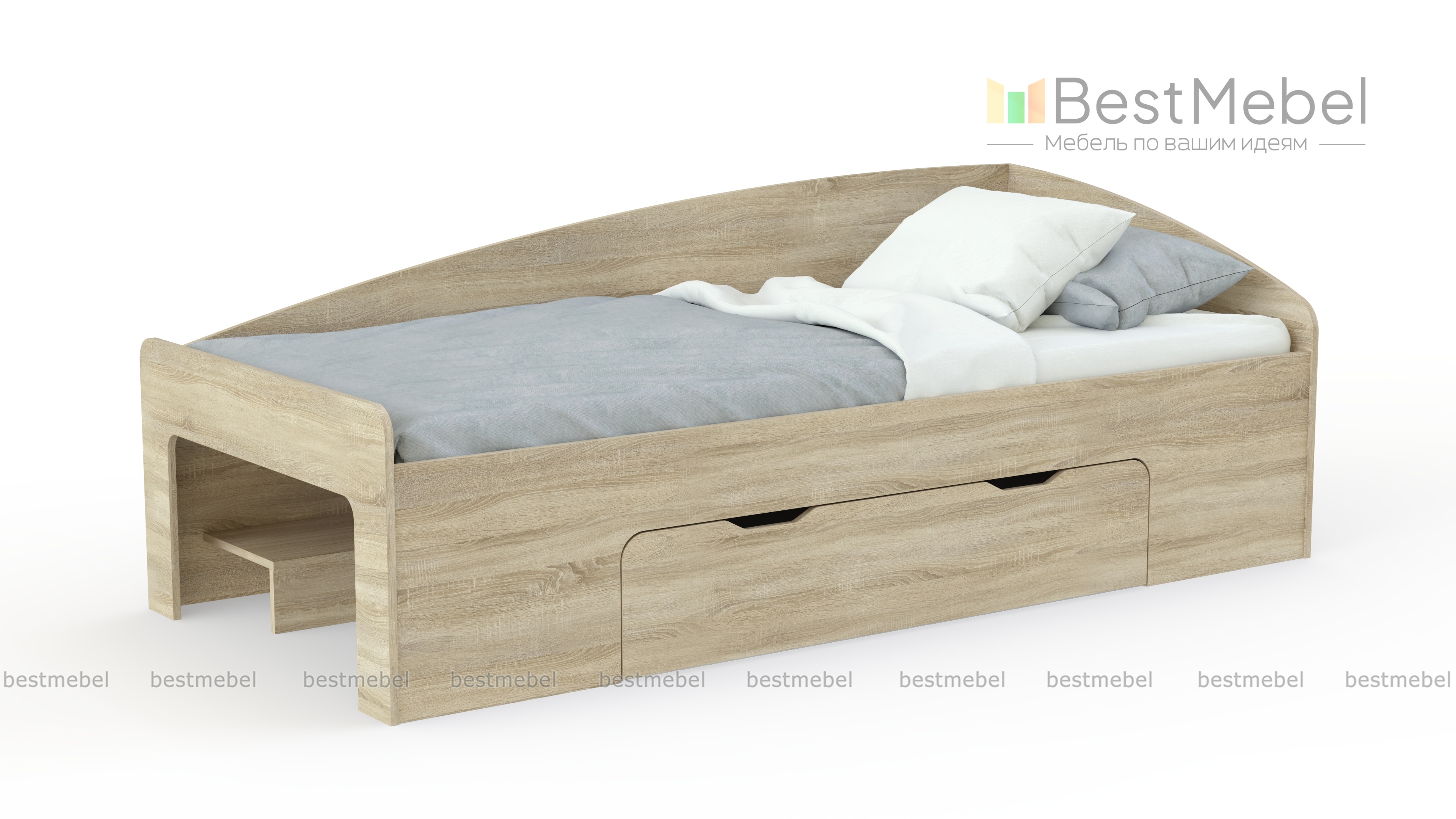 Кровать детская Компа Асти BMS