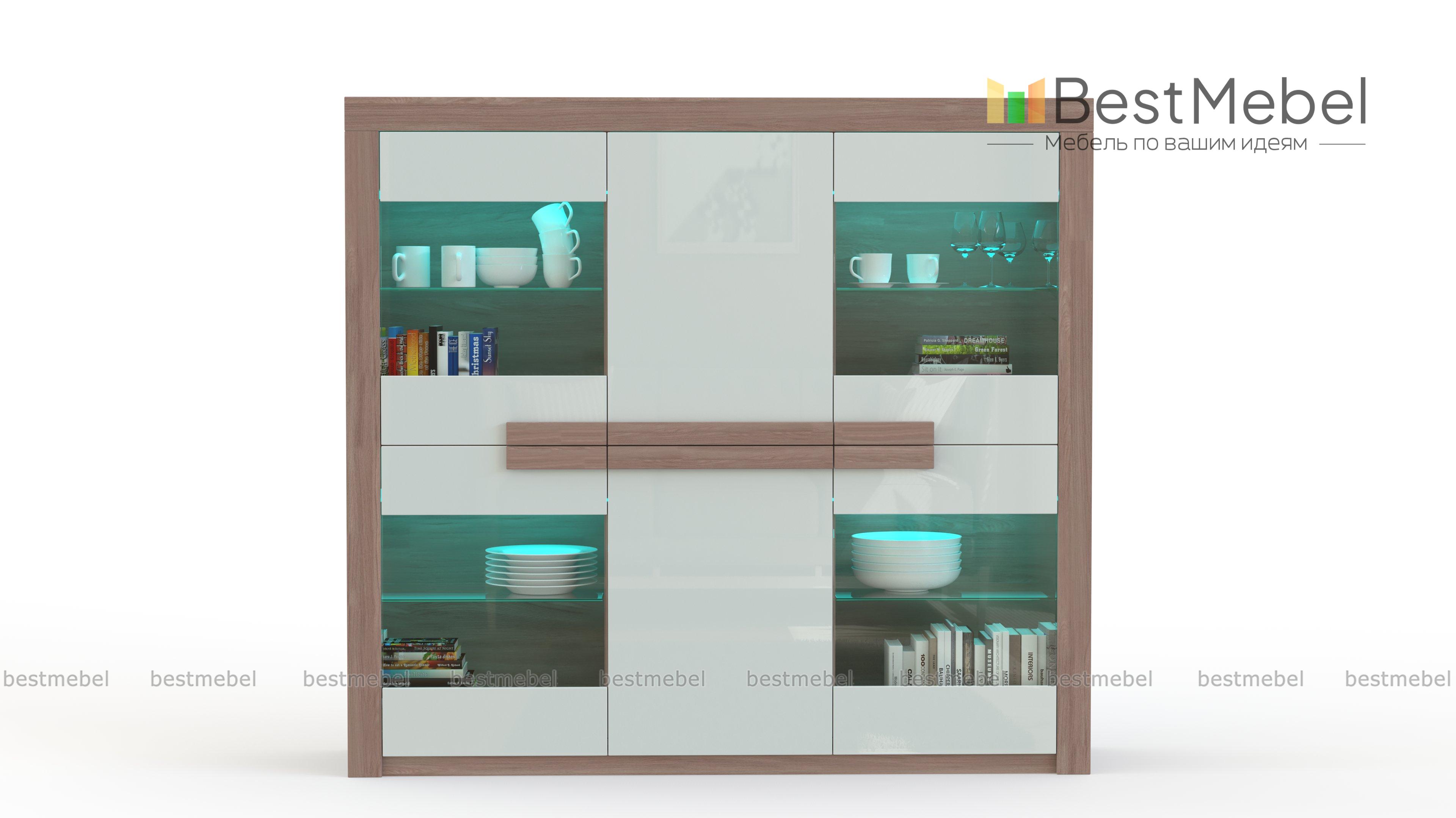 Тумба-витрина Римо 12 BMS - Фото