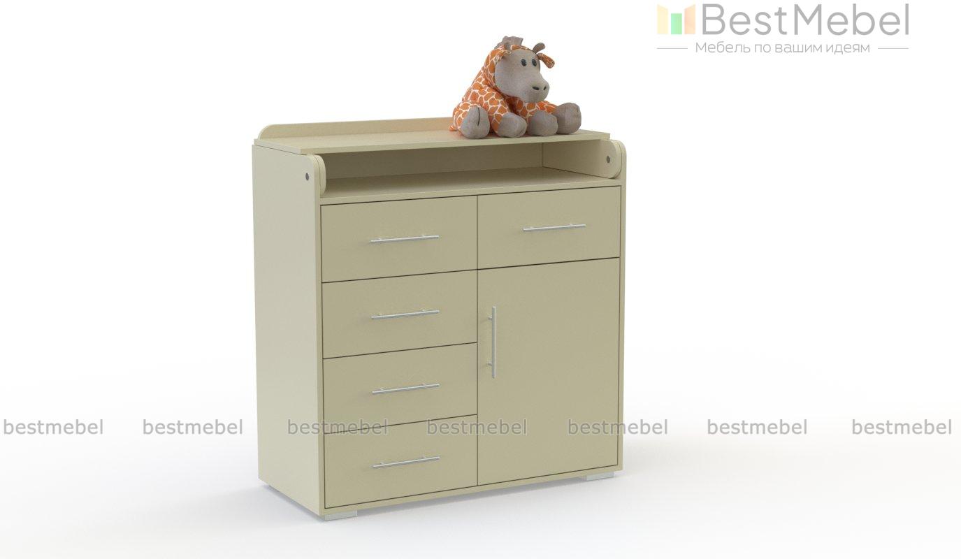 Пеленальный комод Люсси 6 BMS - Фото