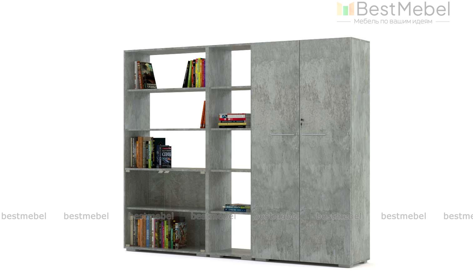 Шкаф-стеллаж Кармен 2 ВMS - Фото